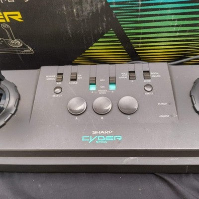 Untested, SHARP X68000 Cyber Stick Intelligent Controller CZ-8NJ2, w/Box, Japan