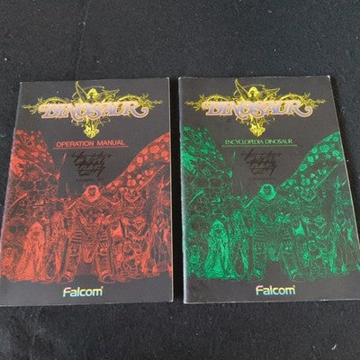 Dinosaur PC-8801 Falcom Boxed Boots from User Disk Not Original Disk Rare Japan