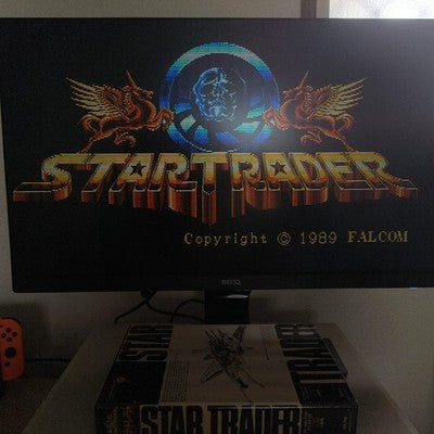 Star Trader PC-8801SR Falcom Complete CIB 4 Disks Working Rare Import Japan