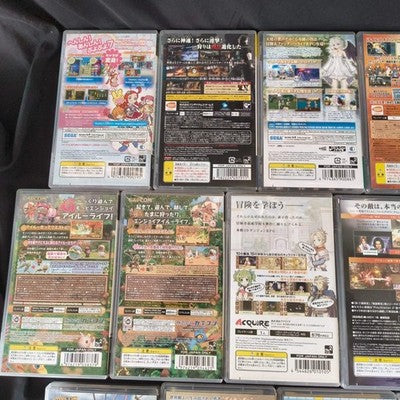 PSP Games Lot of 19 Japan Import Sony PlayStation Portable RPG Star Ocean Tales