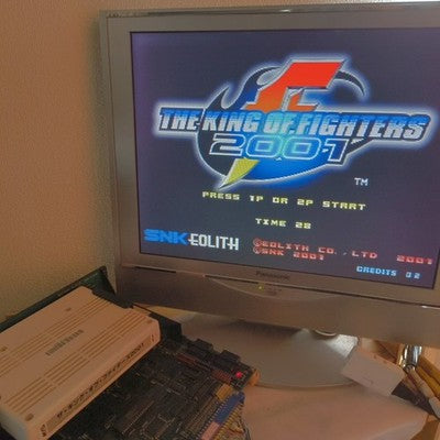 SNK Eolith The King of Fighters 2001 Neo Geo MVS Arcade Cartridge Tested Working