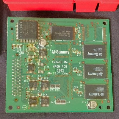Sammy Dolphin Blue Atomiswave Cartridge and Motherboard Set Working Japan Import