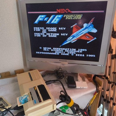 F-16 FIGHTING FALCON Game Card only SEGA Master system MK-2000/Mark3 Working