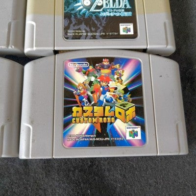 Nintendo 64 N64 Game Cartridge Bulk Lot of 15 Zelda Mario Pokemon Stadium Japan