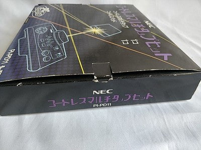 NEC PC Engine Cordless Multi Tap Receiver PI-PD11 Cordless Pad PI-PD12 Working