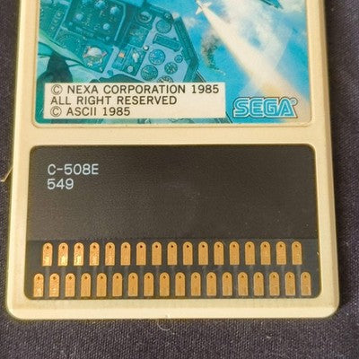 F-16 FIGHTING FALCON Game Card only SEGA Master system MK-2000/Mark3 Working