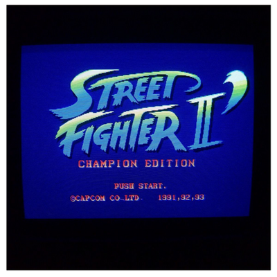 Street Fighter 2 dash SHARP X68000 Game with controller adapter, Working, Japan