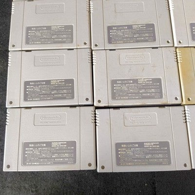 Super Famicom SFC Cartridge Bulk Lot of 16 Romancing SaGa Street Fighter Japan