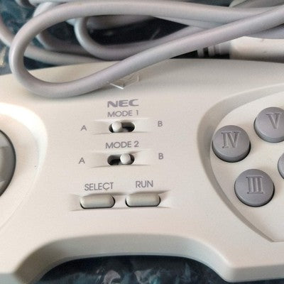 Vintage NEC PC-FX FX-PAD Controller Boxed - Untested Japanese Retro Gaming