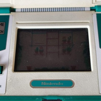 Nintendo Game Watch Green House GH-54 Multi Screen 1982 Display Issues, Japan