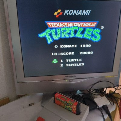 Konami Teenage Mutant Ninja Turtles Famicom Cartridge Only Untested Rare Japan