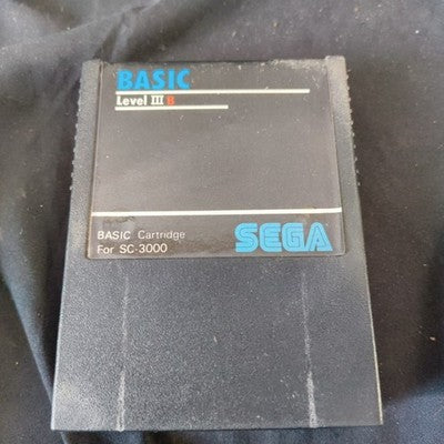 SC-3000 SEGA Personal Computer BASIC Level III B Cartridge AC Adapter Working