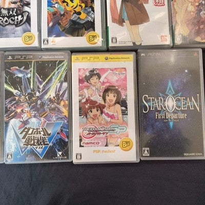 PSP Games Lot of 19 Japan Import Sony PlayStation Portable RPG Star Ocean Tales
