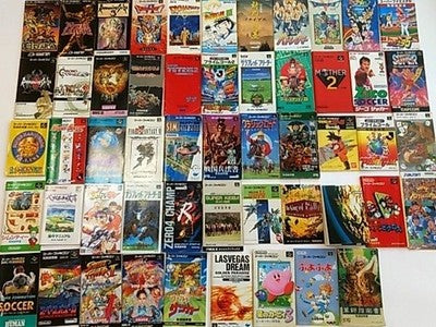 Nintendo Super Famicom SNES Instruction Manual Lot Bulk Set Japan Import Retro