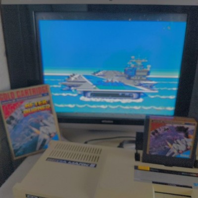 SEGA After Burner Mark III Master System Gold Cartridge 4M Complete Japan
