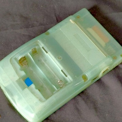 Nintendo Game Boy Color Console Green Junk For Parts Repair No Power Rare Estate