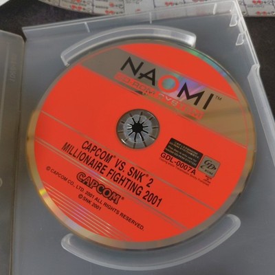 Capcom vs. SNK Pro Sega NAOMI GD-ROM System, Inst cards- Japan Import, Working