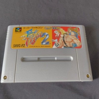 Final Fight 2 Super Famicom Capcom Complete CIB Working Rare Import Japan Boxed