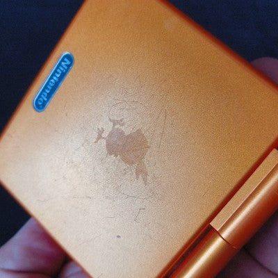 Game Boy Advance SP Pokemon Center Torchic Achamo Orange AC Adapter Working