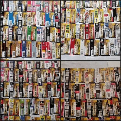 SEGA Saturn Game Spine OBI Card Lot of 150 Japan Rare Paper Collectible Set