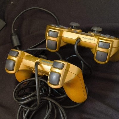 Defective: Disk Tray Stuck, PS2 Hyakushiki Gold Console Limited Edition Z-Gundam
