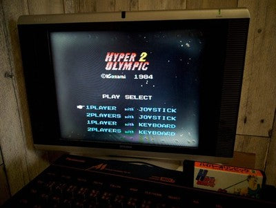 Hyper Olympics 2 KONAMI MSX /Game Cartrigde only, working, Japan