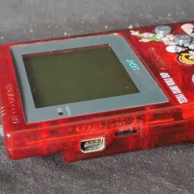 Game Boy Light Tezuka Osamu World Shop Astro Boy Atom Red Limited Working Rare