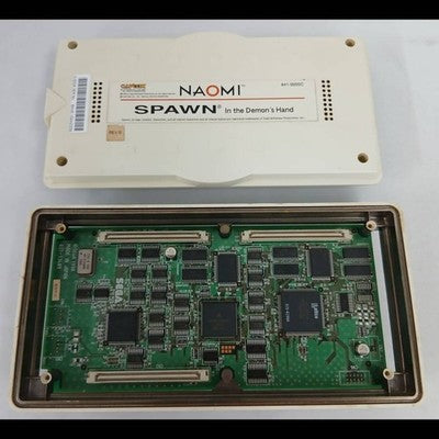 SEGA NAOMI Spawn In the Demon's Hand Cartridge with Comm Board Working Japan