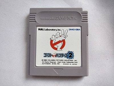 Ghost Busters 2 Nintendo Game Boy GB Cartridge Manual Boxed Set Japan Working