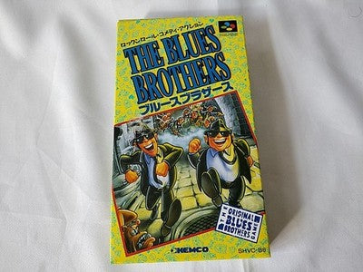 The Blues Brothers Super Famicom SFC Cartridge Box Manual Complete Set Working