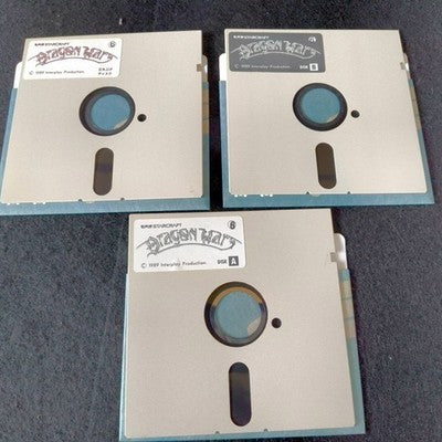 Starcraft Dragon Wars X68000 Floppy Disk Game Complete Set Working Japan Import