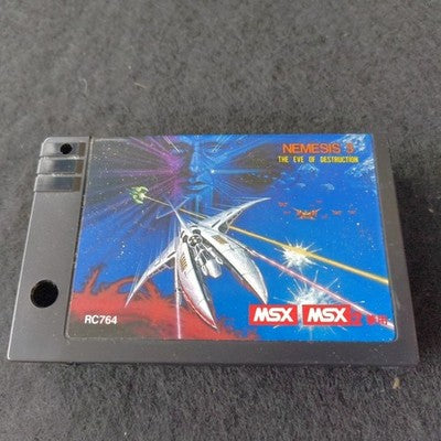 Gradius Gofer no Yabou Episode II MSX Konami Complete CIB Working Rare Japan