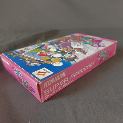 Pop'n TwinBee Super Famicom Konami Boxed No Manual Working Rare Import Japan