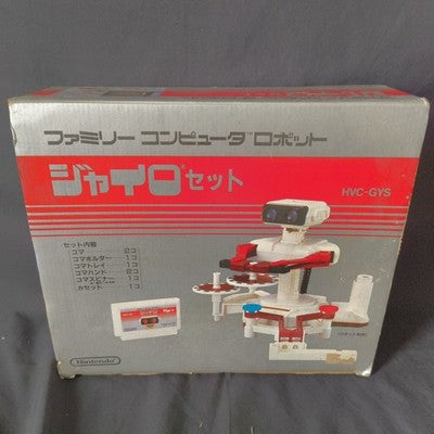Nintendo Famicom Robot Gyro Set and Block Set Accessories Boxed Complete Japan