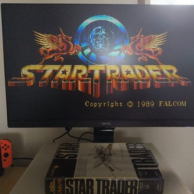Star Trader PC-8801SR Falcom Complete CIB 4 Disks Working Rare Import Japan