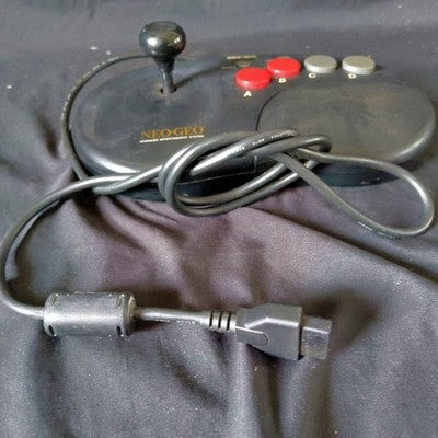 SNK Neo Geo AES, CD Official Arcade Joystick Controller Tested Working Japan