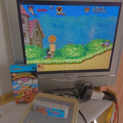 Mickey and Minnie Magical Adventure 2 Super Famicom Capcom Complete CIB Japan