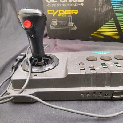 Untested, SHARP X68000 Cyber Stick Intelligent Controller CZ-8NJ2, w/Box, Japan