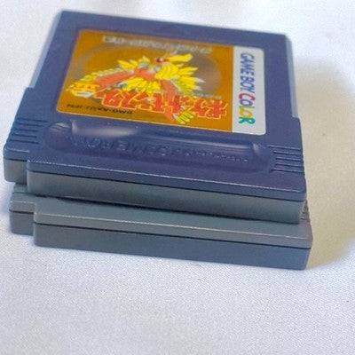Pocket Monster Pokemon Silver and Gold Gameboy GB Cartridge Set Working Japan