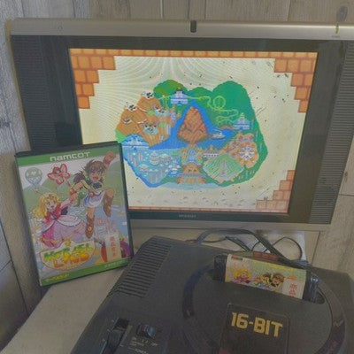 Namcot Marvel Land Sega Mega Drive Game Complete Set Working Rare Japan