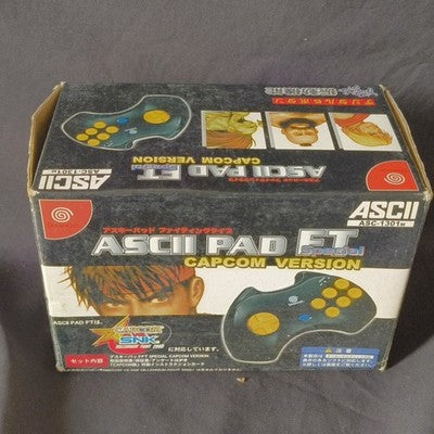 ASCII Pad FT Special Capcom Version Sega Dreamcast Game Controller Boxed Japan