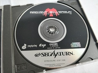 Radiant Silvergun Sega Saturn Game Disc Manual Spine Card Boxed Set Working