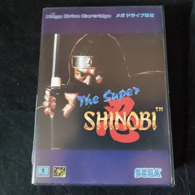 The Super Shinobi SEGA MEGADRIVE Game w/ Manual, Box set, Working, Japan
