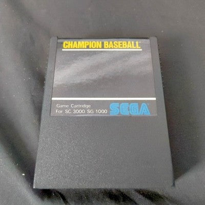 Sega SG-1000 Console with Champion Baseball Cartridge Working Rare Japan Import