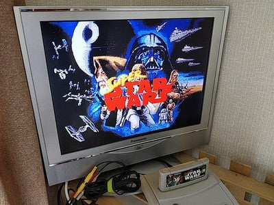 Super Star Wars Super Famicom SFC Cartridge with Strategy Guide Book Working
