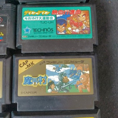 Nintendo Famicom FC Game Cartridge Bulk Lot of 18 Dragon Quest Wizardry Japan