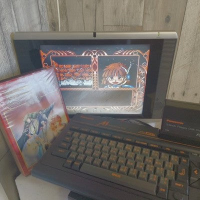 Compile Madou Monogatari 1-2-3 MSX2 Floppy Disk Game Complete Set Working Japan