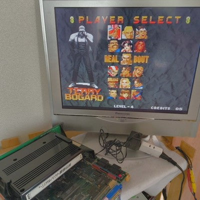 SNK Real Bout Fatal Fury Neo Geo MVS Arcade Cartridge Board Working Japan Import
