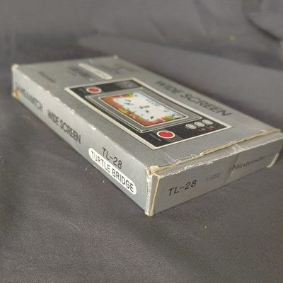 Nintendo Game and Watch Turtle Bridge TL-28 Boxed Complete Screen Wear Japan