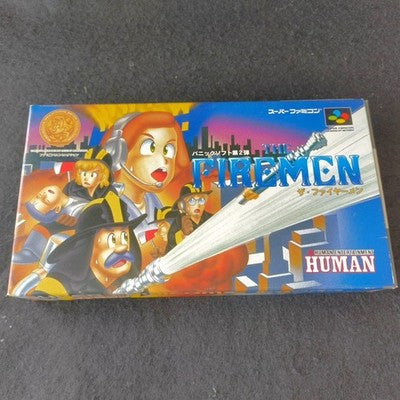 The Firemen Super Famicom SFC Human Entertainment Japan Complete Boxed Working